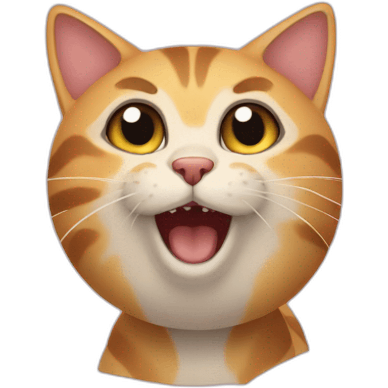 surprise cat emoji