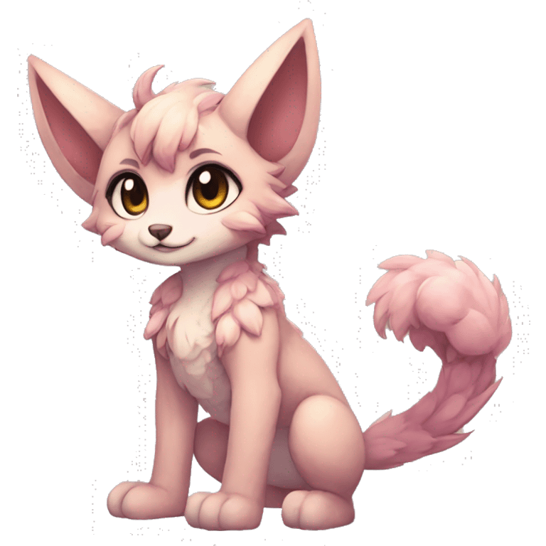 Anthro cool cute kawaii LiLaiRa-Modern-Vernid-Fakémon Full Body emoji