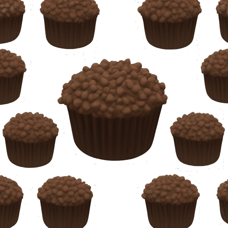 make a brigadeiro food  emoji