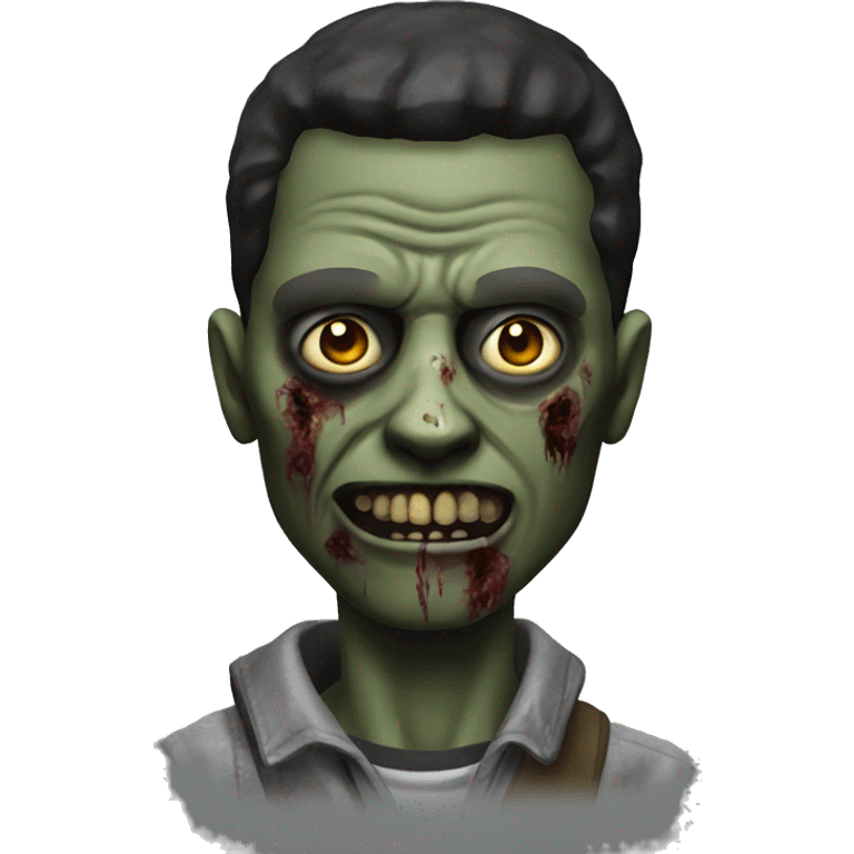  zombie as the DayZ game character emoji