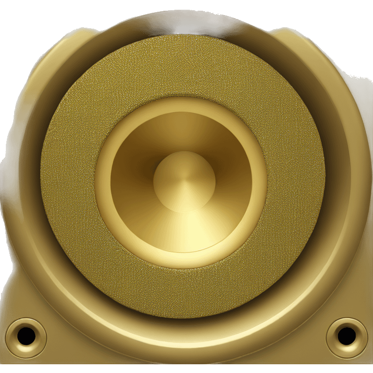 gold loudspeaker Never_AF emoji