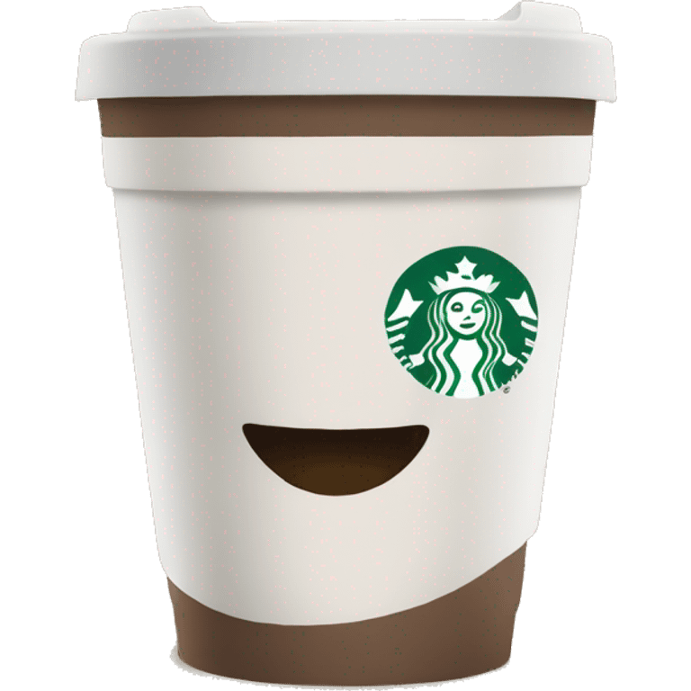 Starbucks cup simple emoji