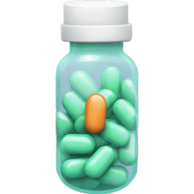 Pill bottle emoji