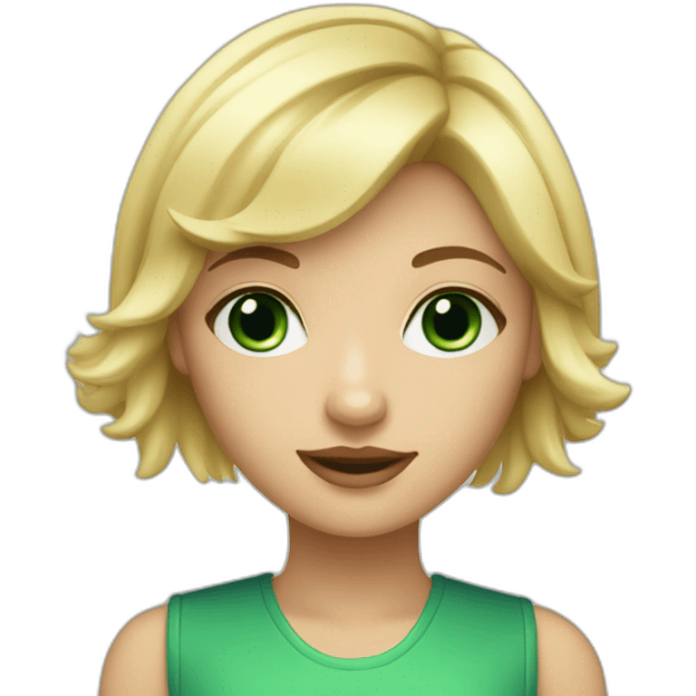 blond-girl-short-hair-and-curtain-fringe-with-green-and-blue-eyes emoji