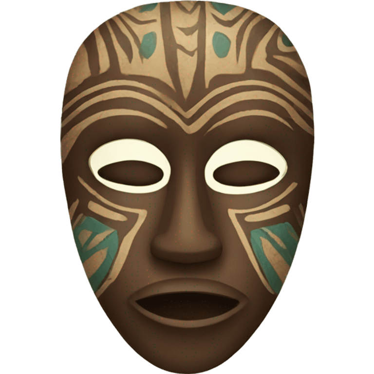 African tribal mask emoji