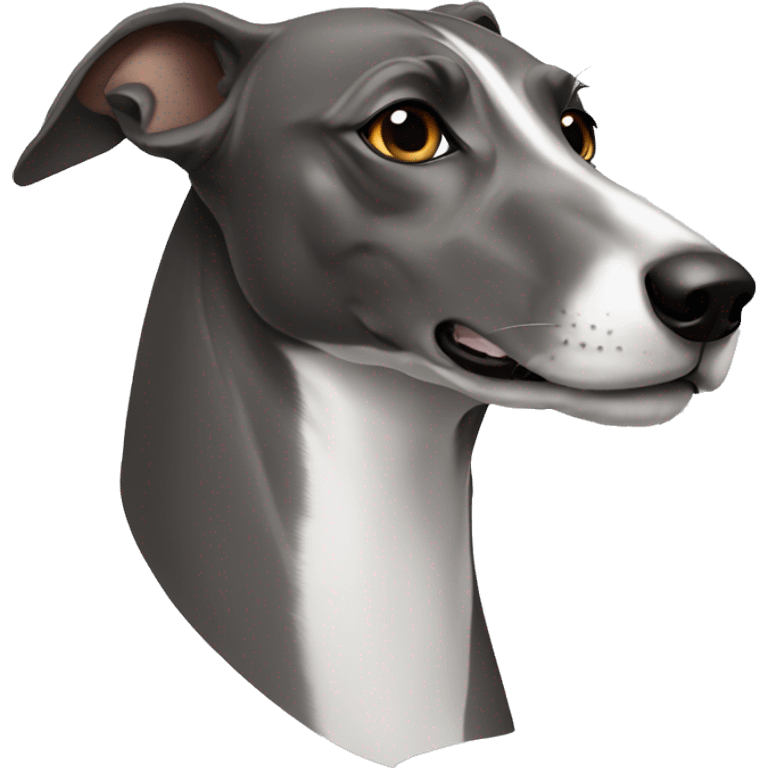 Greyhound profile emoji