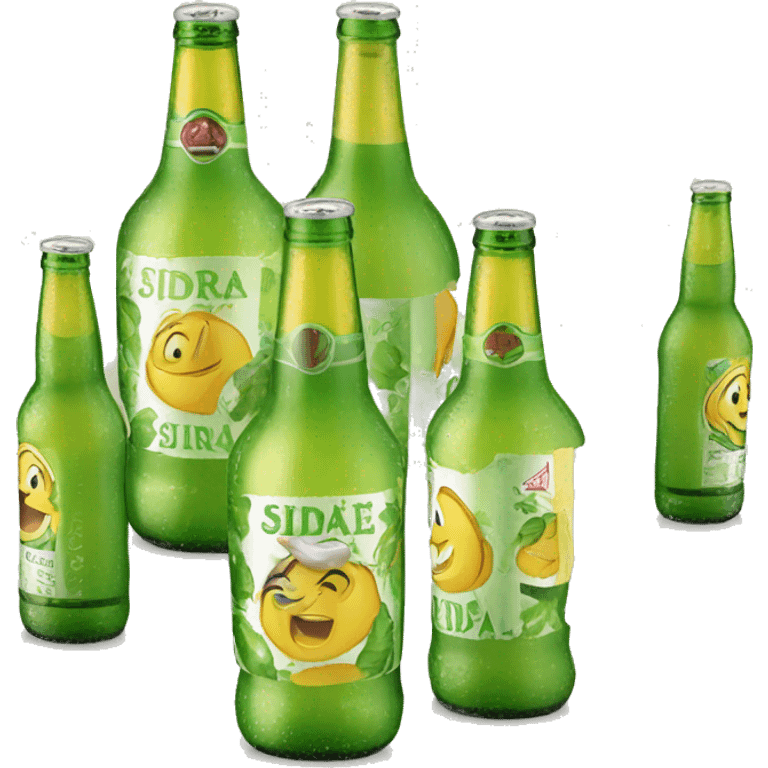 botella de sidra emoji