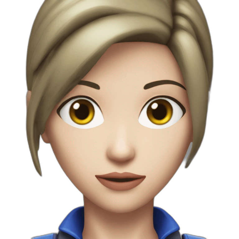 Hyper realistic Jill Valentine remake emoji