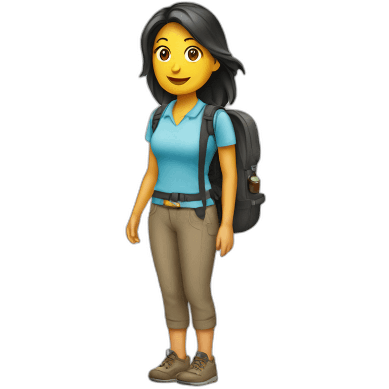 turista mujer emoji