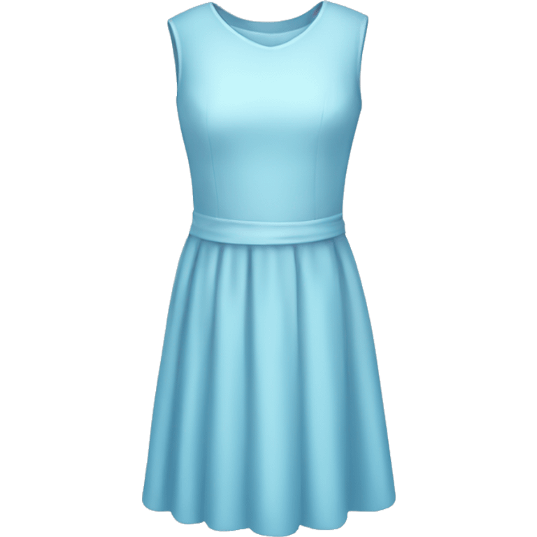 pastel blue dress emoji