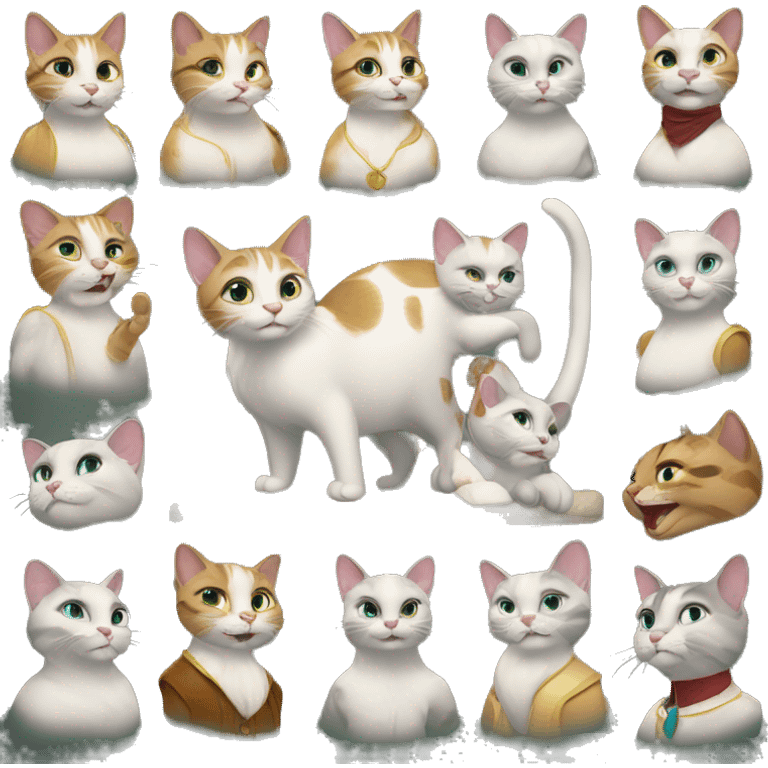 Cats aristocrats Disney  emoji