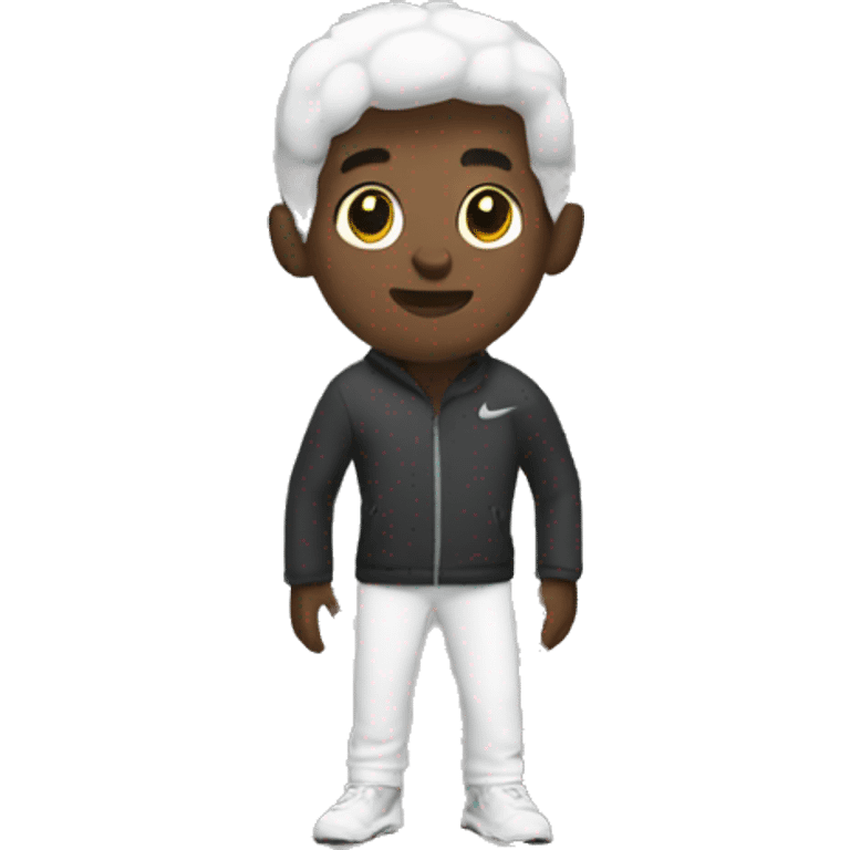 black guy in nike tech emoji