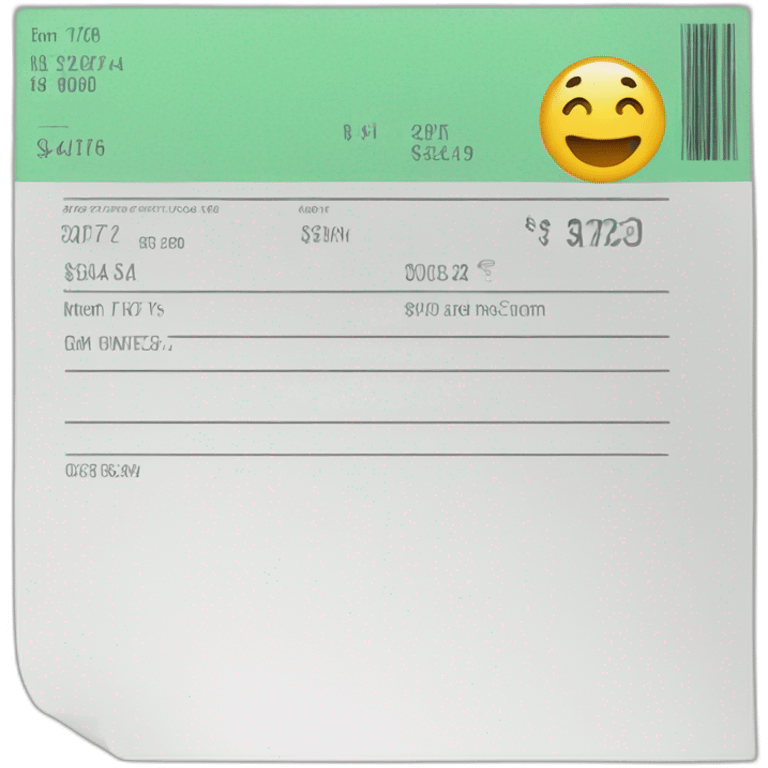 Receipt emoji