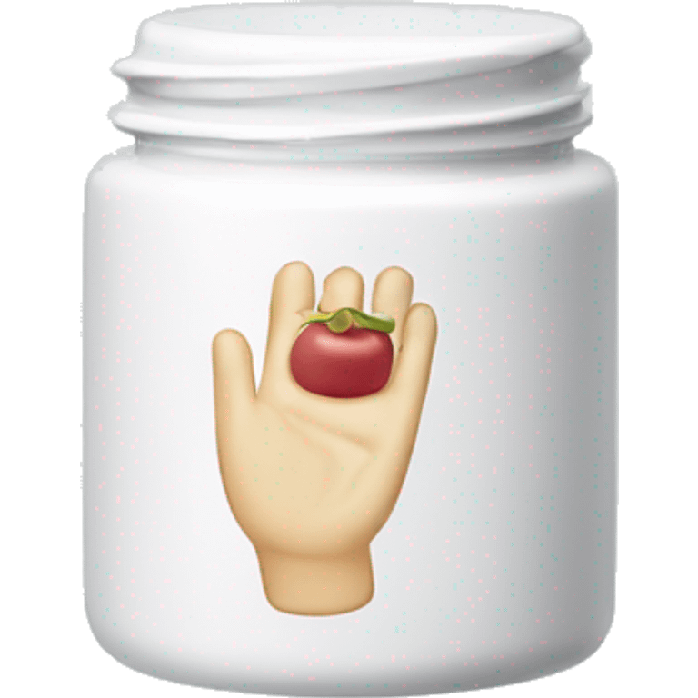 hand cream jar emoji