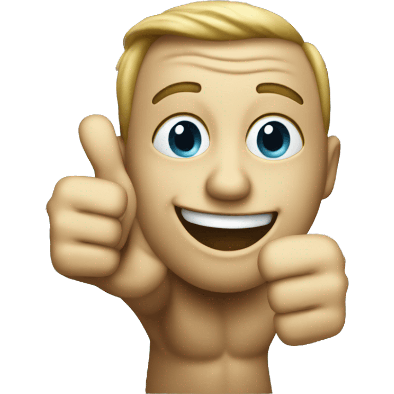 emoji giving double thumbs up with noaa logo in background emoji