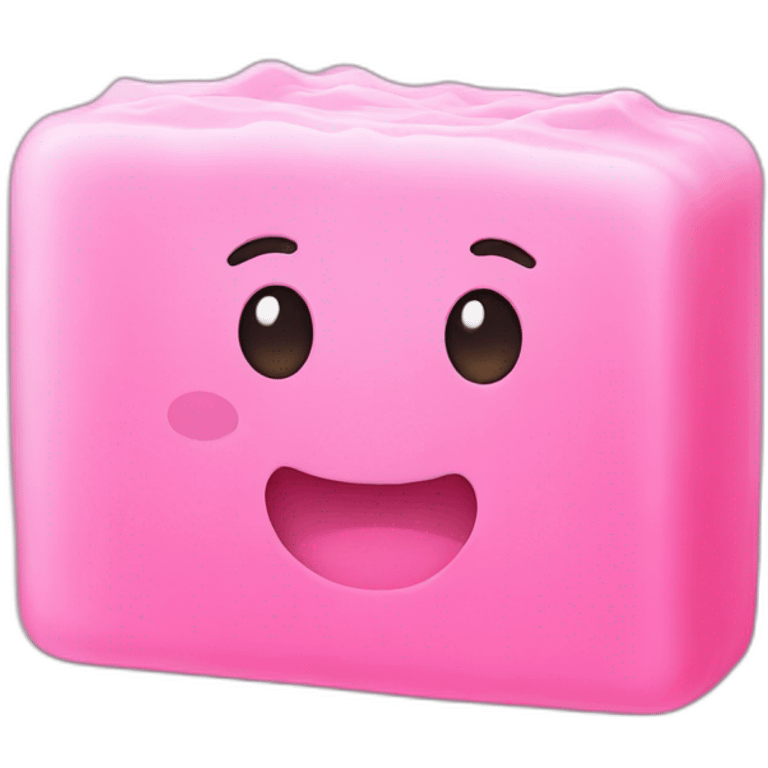 pink soap emoji