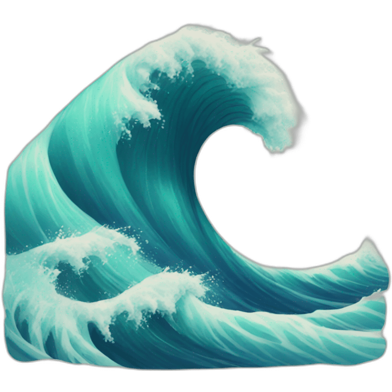 big wave emoji