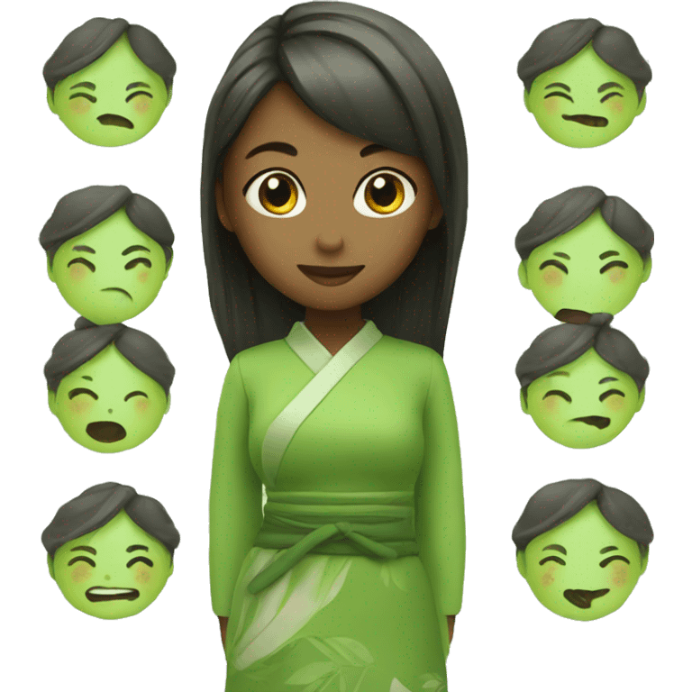 matcha girl emoji