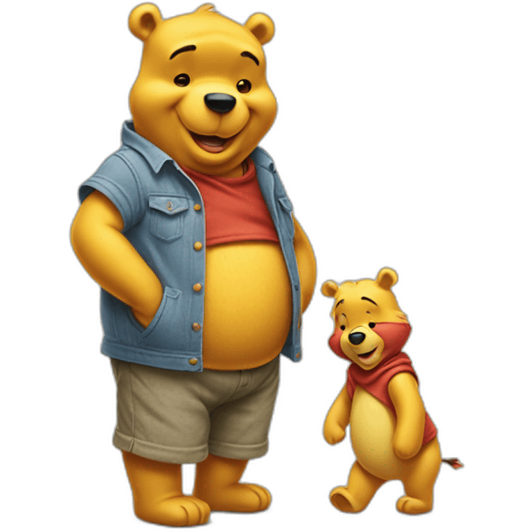 Winnie the pooh full body emoji