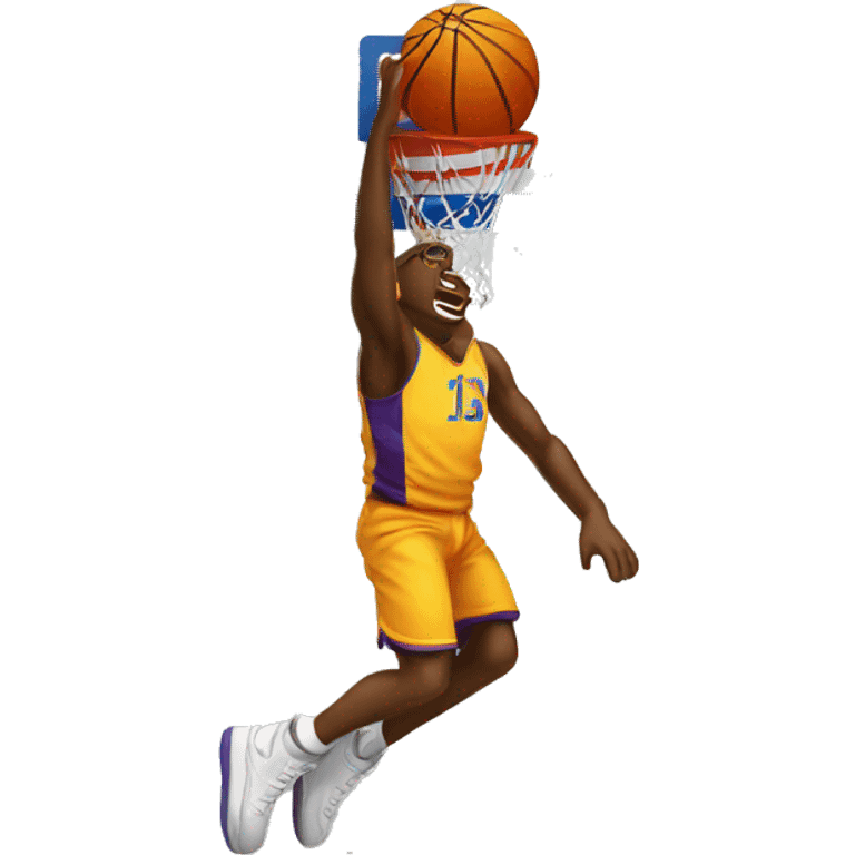 dunking basketball emoji