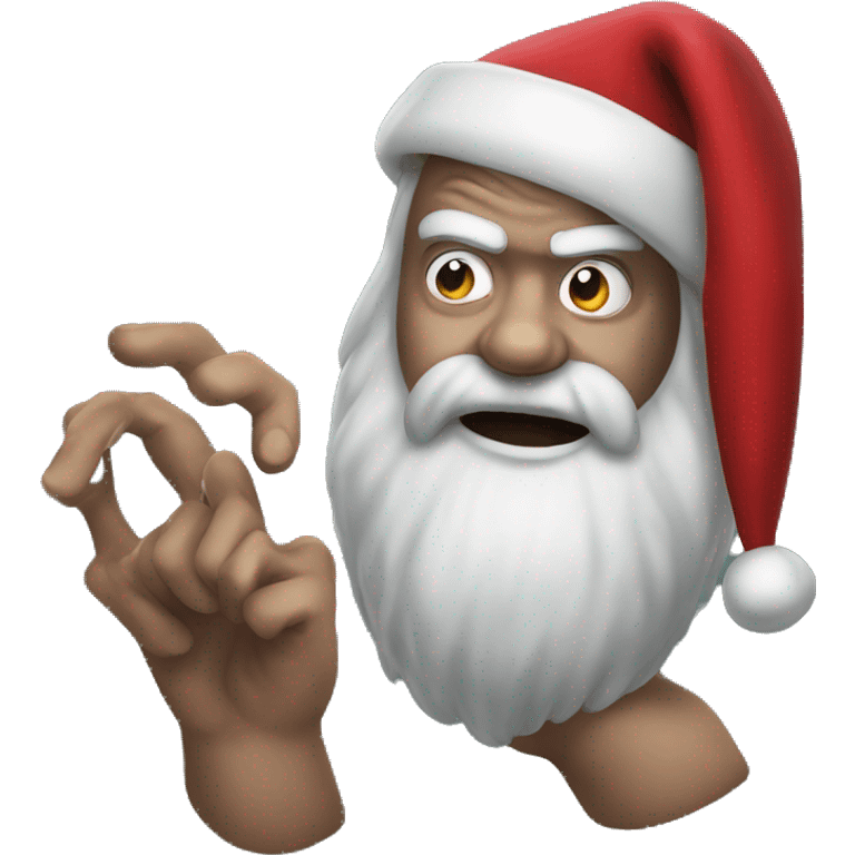 evil santa emoji