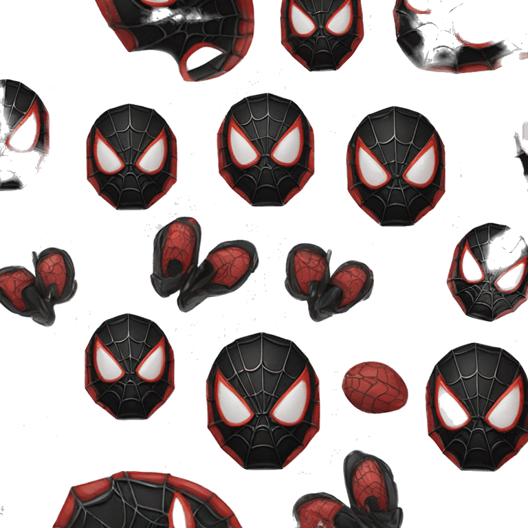 Black Spider-Man miles morales emoji