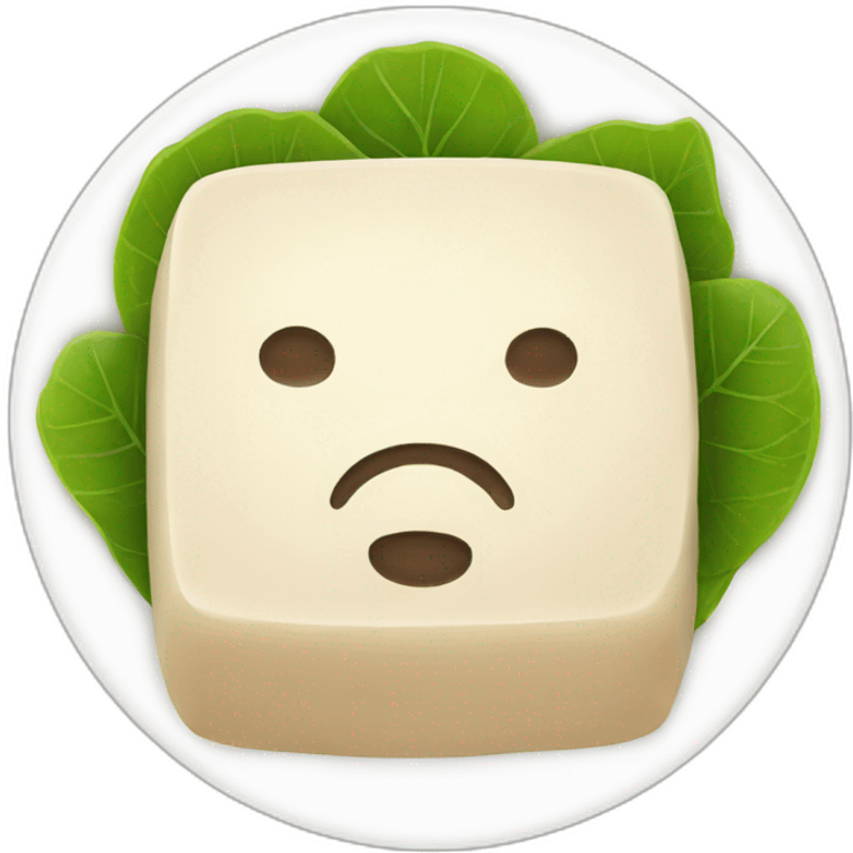 round tofu emoji