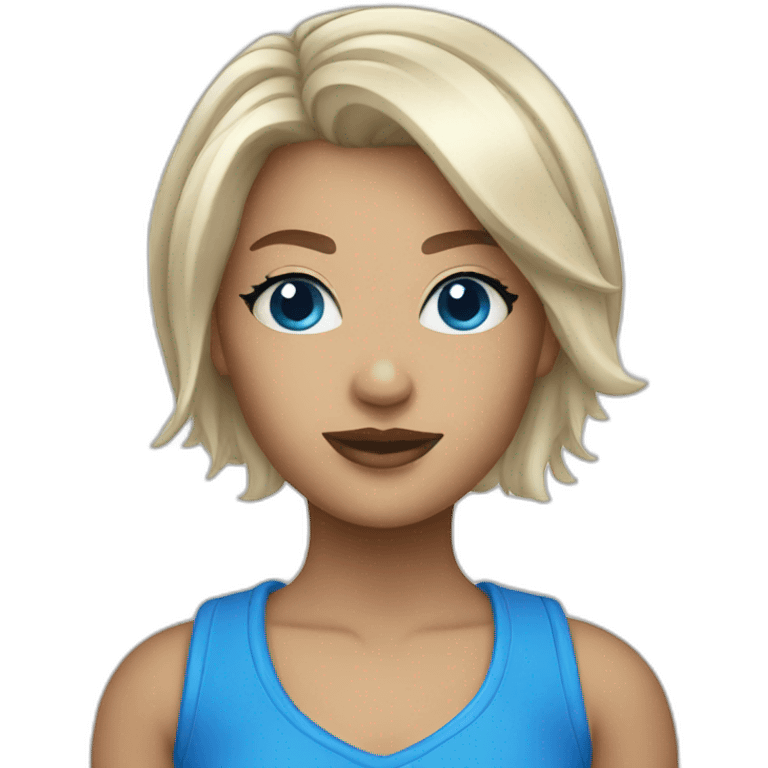 roller derby blue emoji