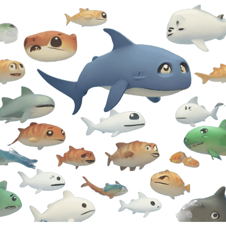 ghibli style ocean emoji