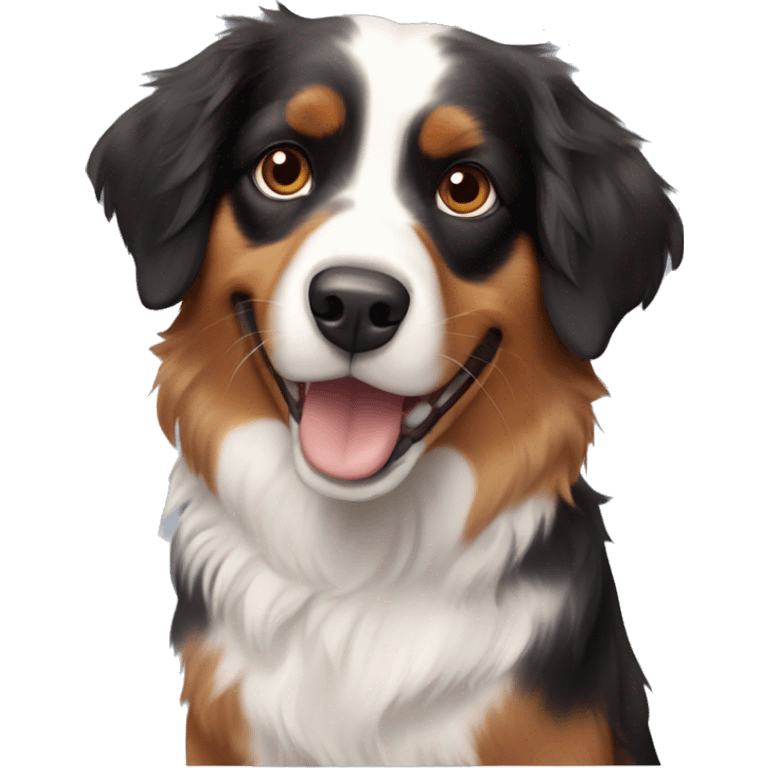 australian shepherd mixed with cavalier king charles spaniel emoji