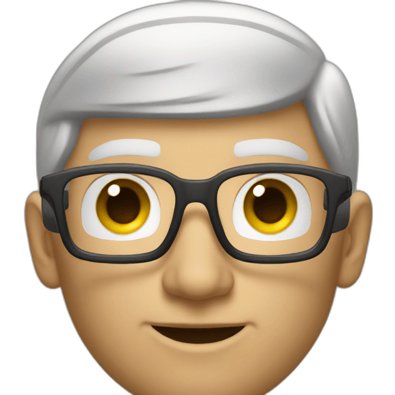 Tim cook taking photo emoji