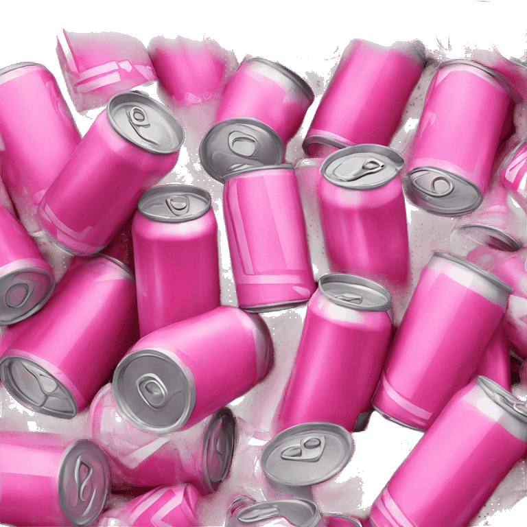 pink energy drink red bull can emoji