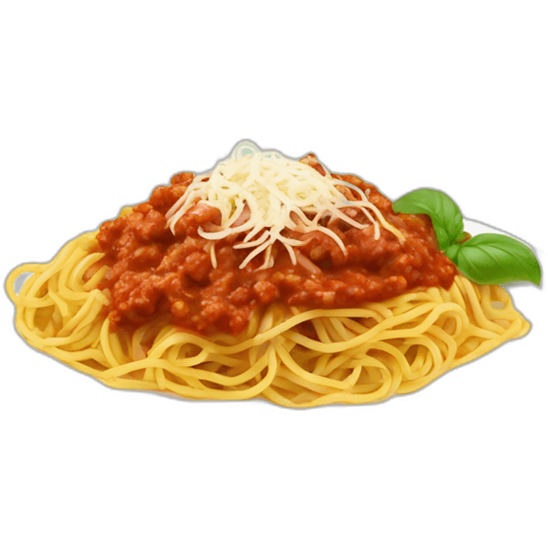 spaghetti bolognese emoji