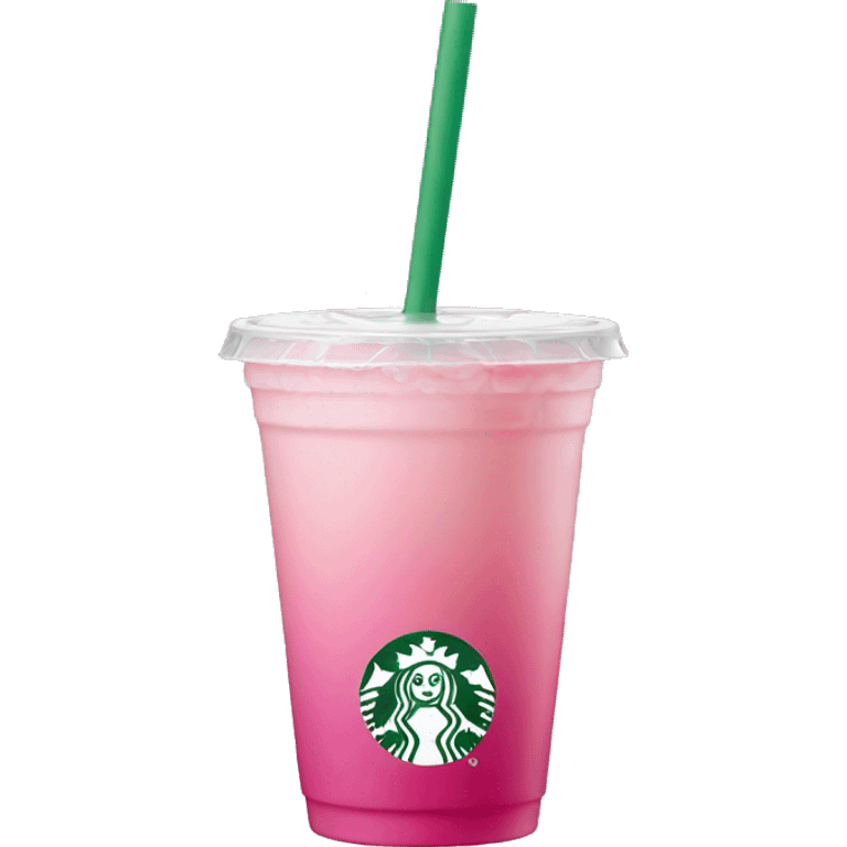 Starbucks pink drink emoji