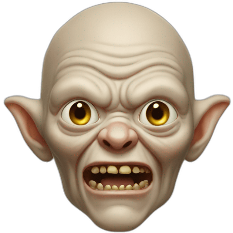 Golum sin dientes emoji