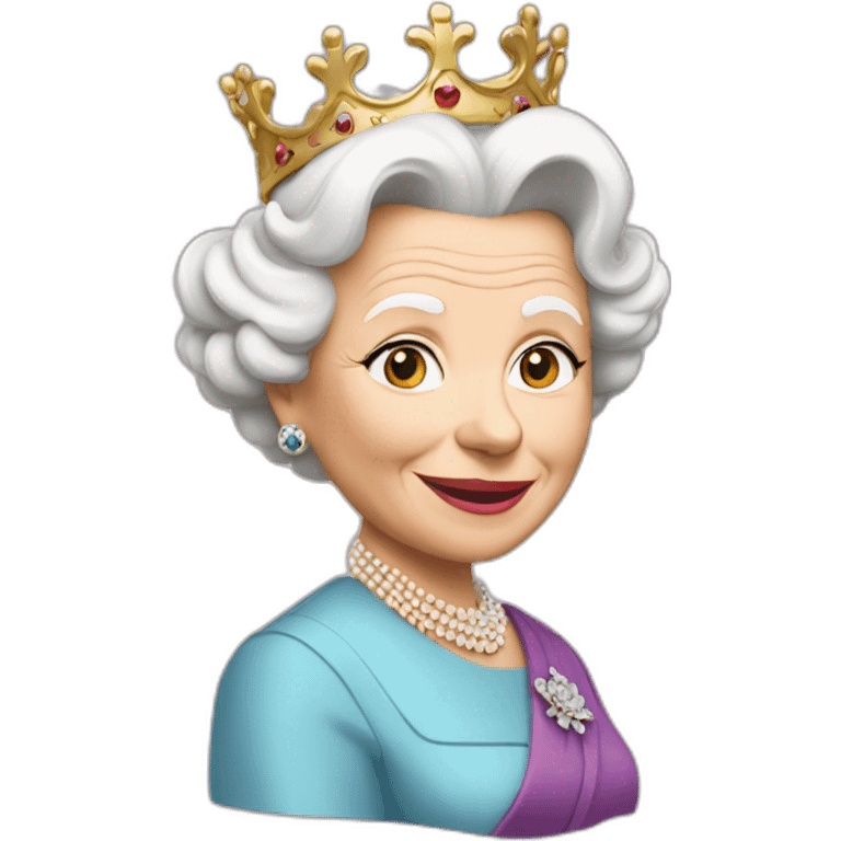 queen elizabeth emoji