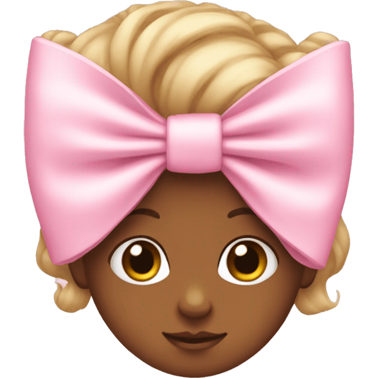 Baby pink bow emoji