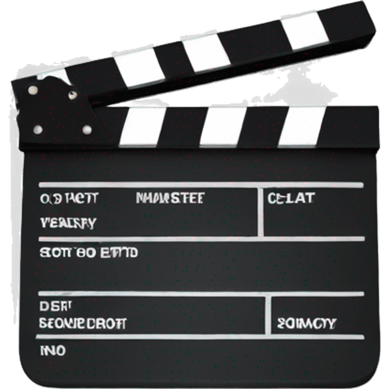 clapperboard emoji