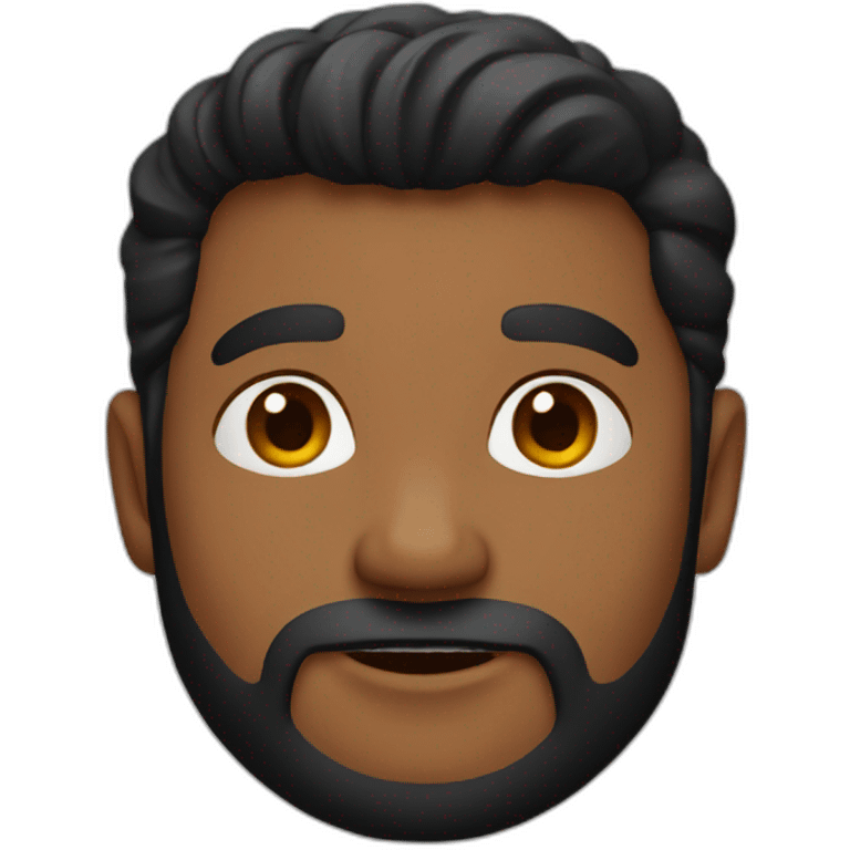 Homme noir roux emoji