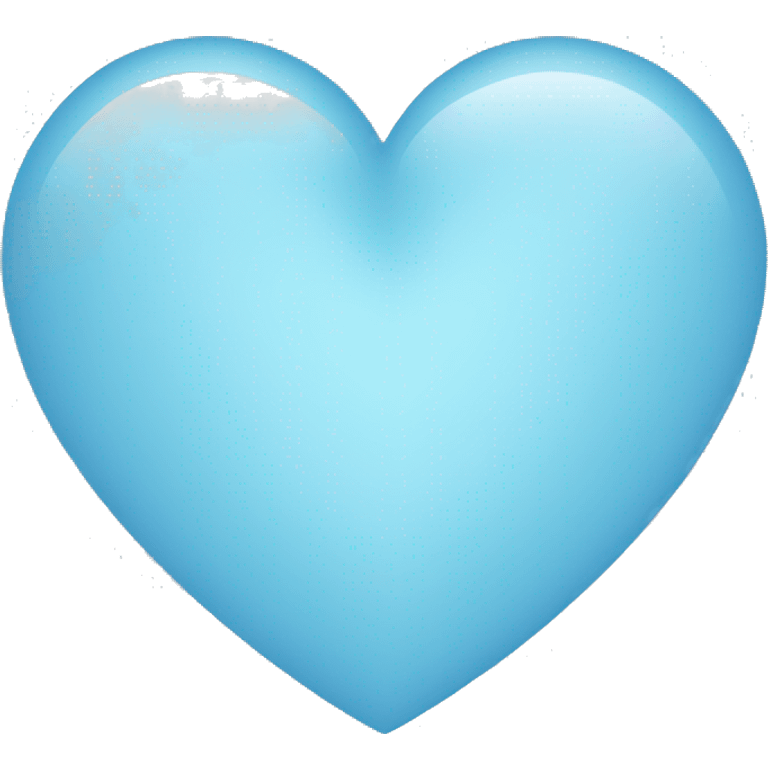 Light blue heart emoji