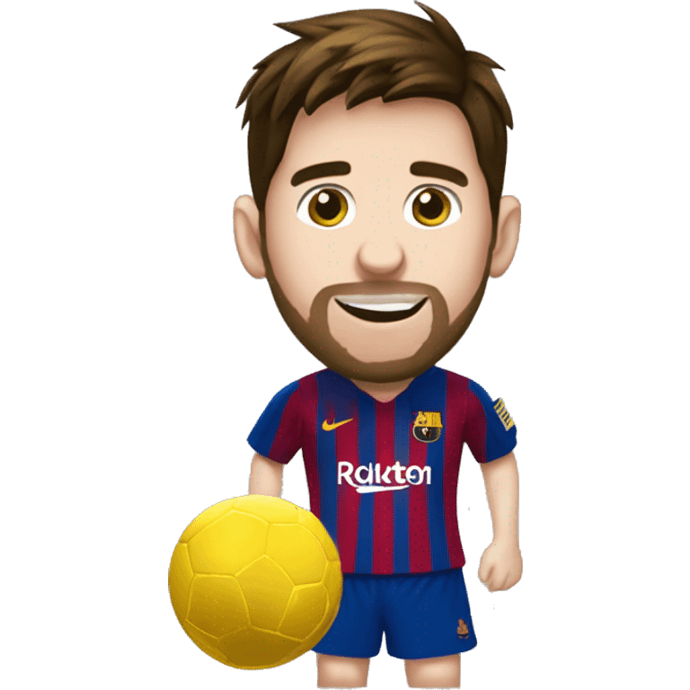 Messi balón de oro  emoji