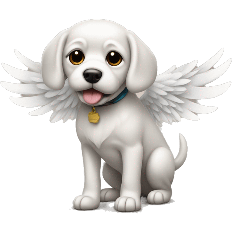 Chien avec des ailes emoji