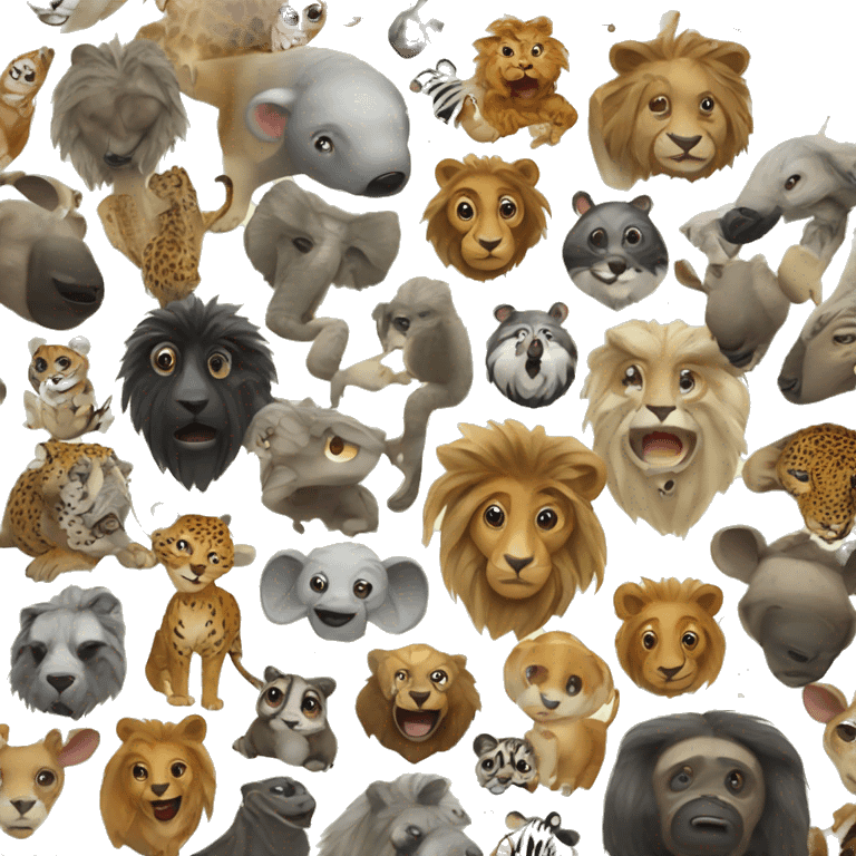 wild animals emoji