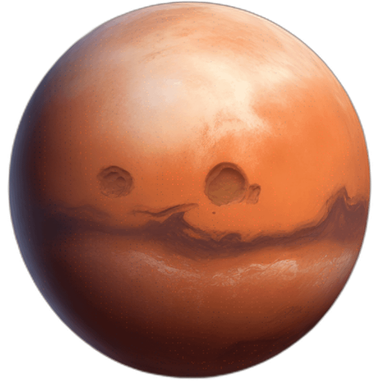 Mars planète  emoji