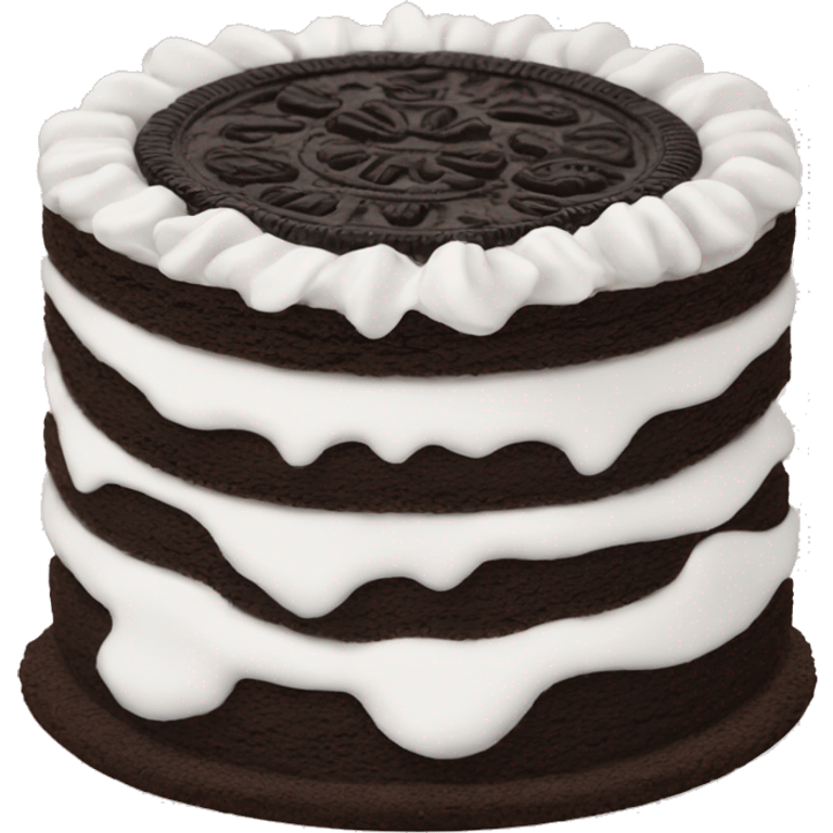 oreo cake emoji