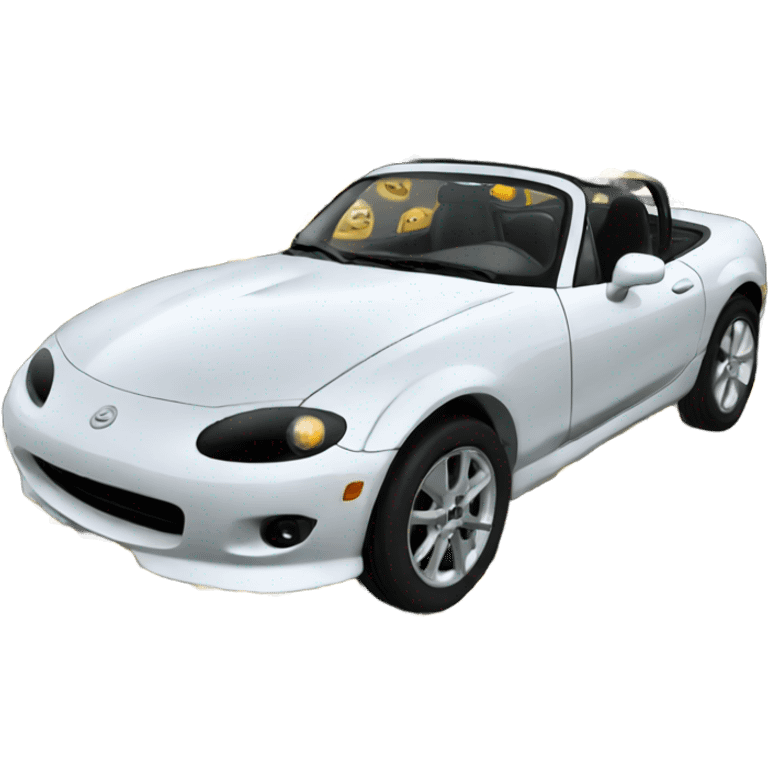 miata car blink emoji