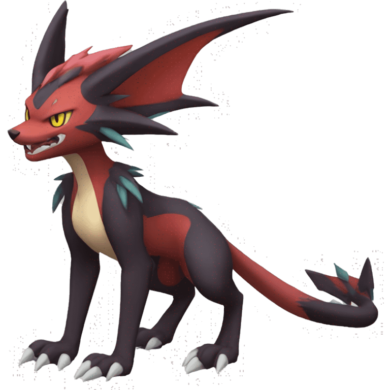 Noivern-Torracat-Zoroark full body emoji