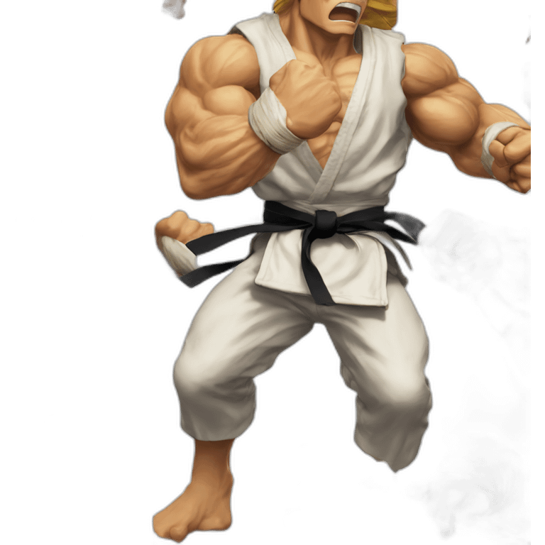 street fighter ryu shoryuken emoji