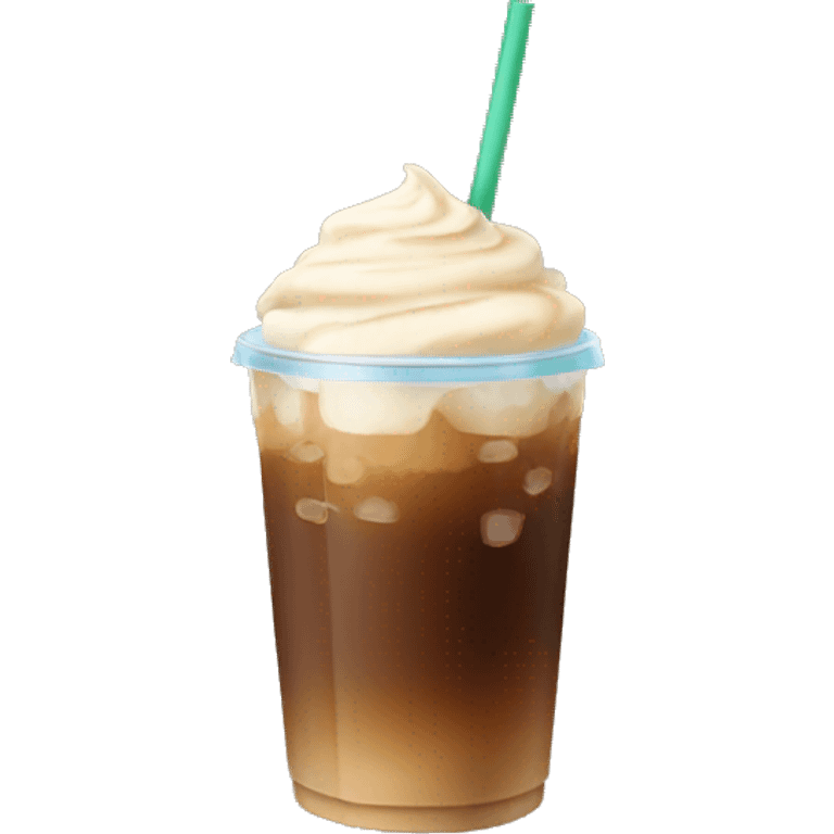 Iced coffee  emoji