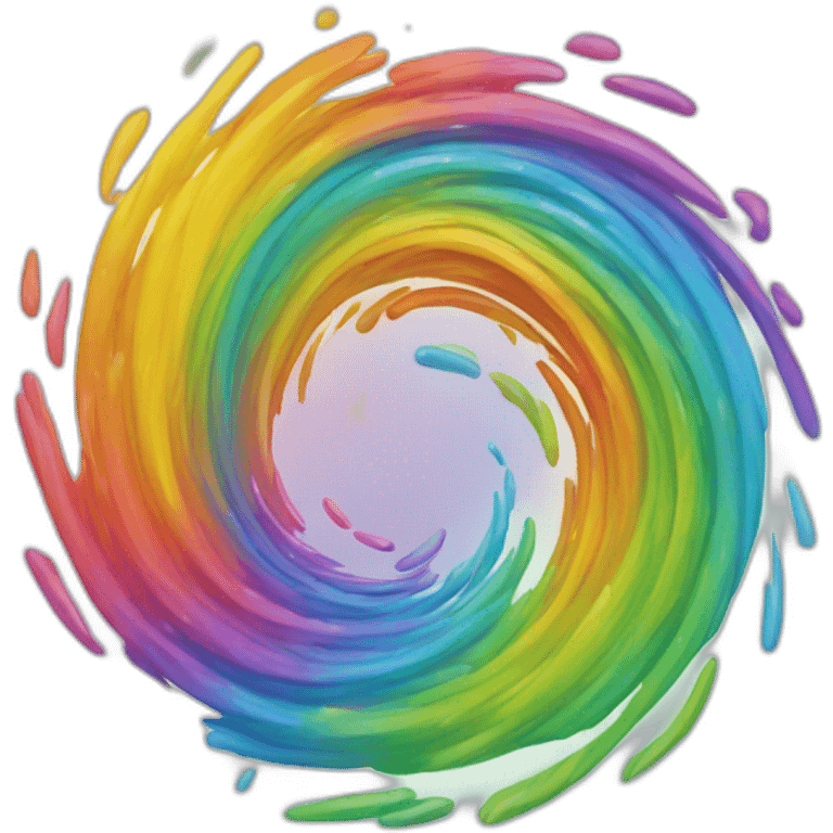 RAINBOW swirl LIKE PORTAL emoji